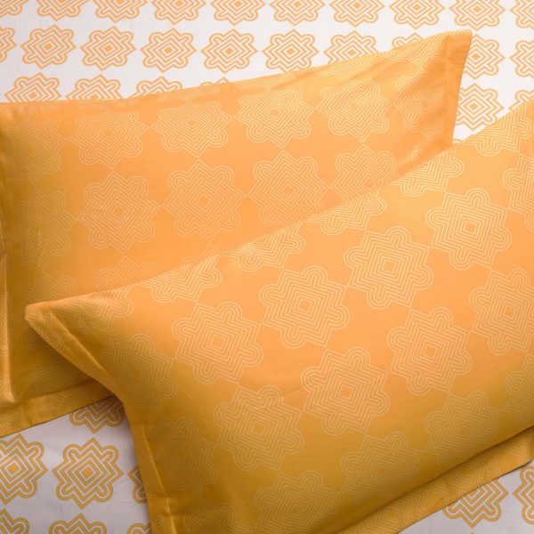 Iktara II Pillowcases (Pair 2) - Mustard