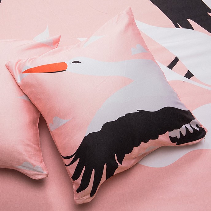 The Stork's Journey Cushion Covers