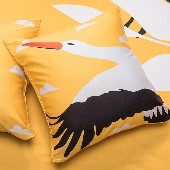 The Stork's Journey Cushion Covers