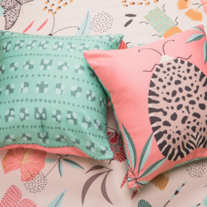 Forest Of Adventures Cushion Covers - Pink multi