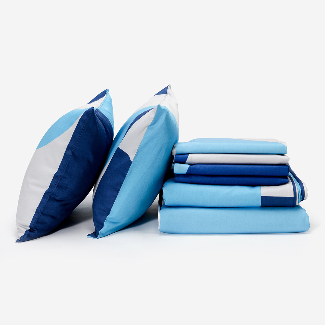 Echo II Set - Swim blue, Duvet Cover 8